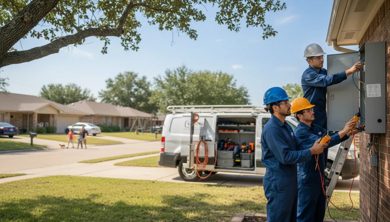 Certified electrician providing emergency electrical services in Houghton, IA